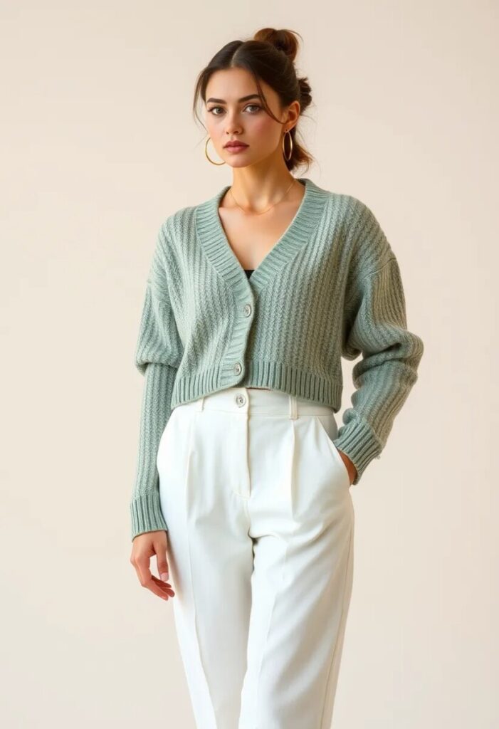 Cropped Cardigans Nostalgic Knits