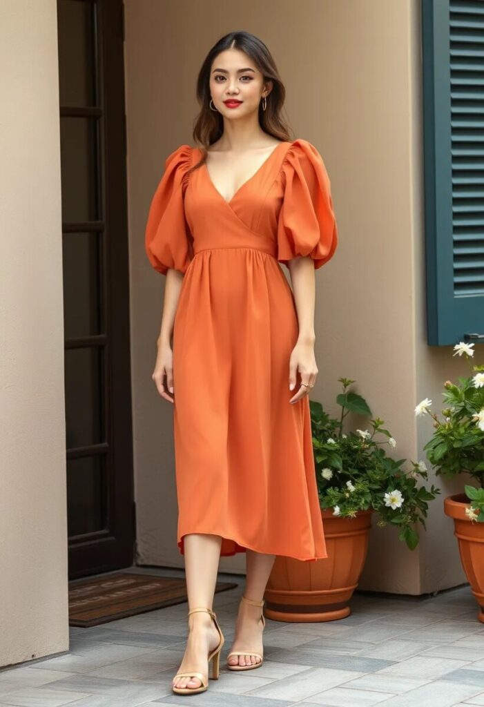 Puff Sleeve Dresses Romantic Flair