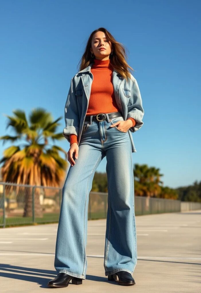 Wide-Leg Jeans Retro Revival