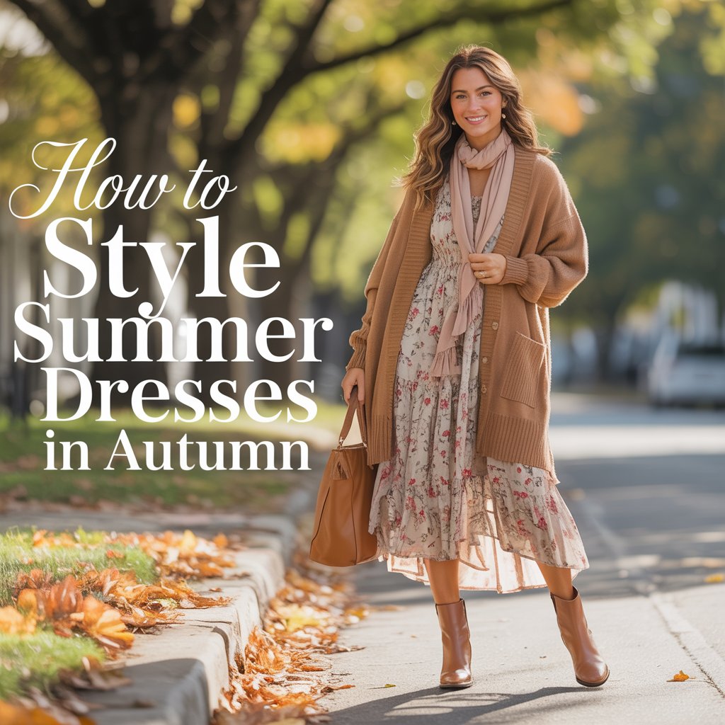 How to Style Summer Dresses in Autumn